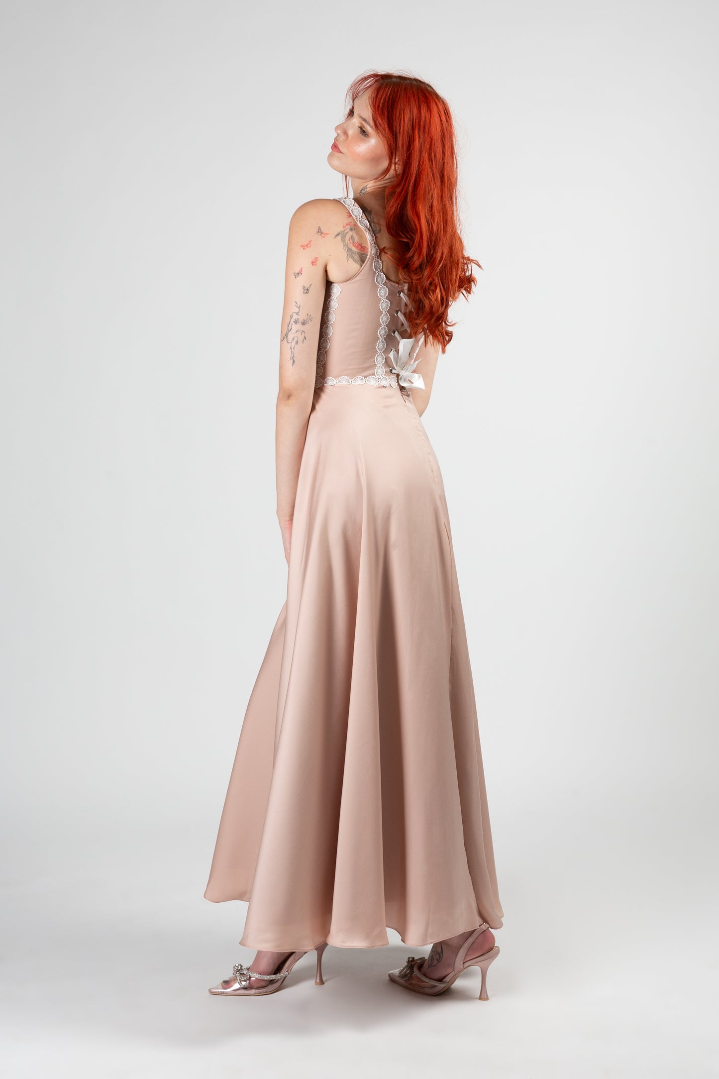 Robe Longue Rose